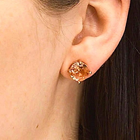 NEW Kate Spade Gumdrop Studs in Light Peach - Picture 9 of 10
